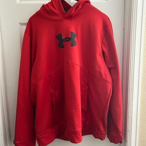 Red Underarmor Hoodie